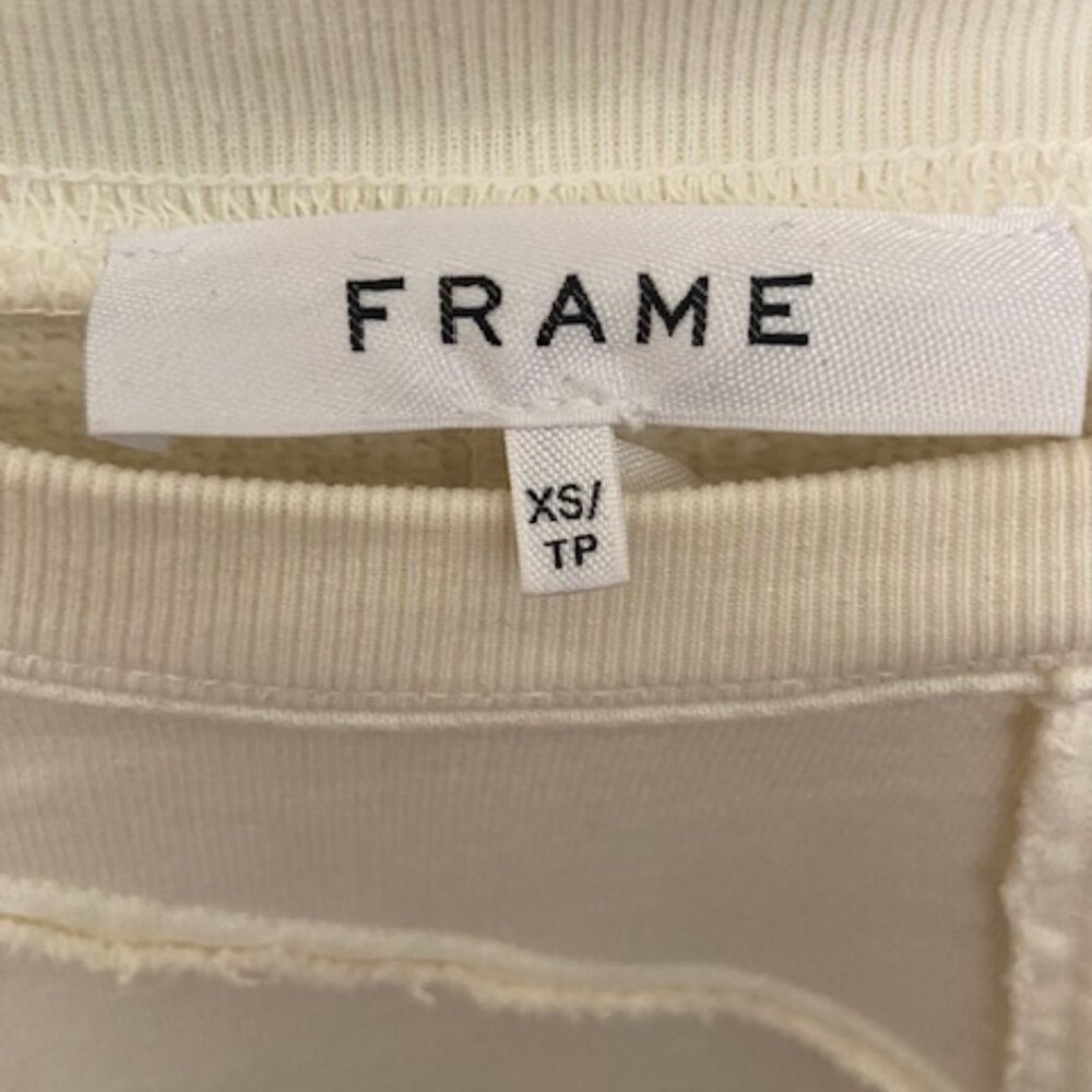 Frame Patchwork Sweatshirt Size Xs - image 2